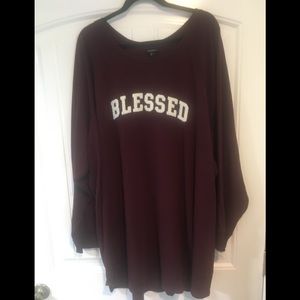 Torrid Blessed pull over sweater